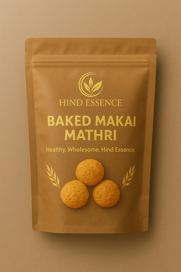 Baked Makai Mathri